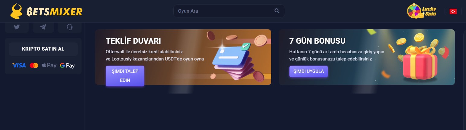 Betsmixer Altyapı