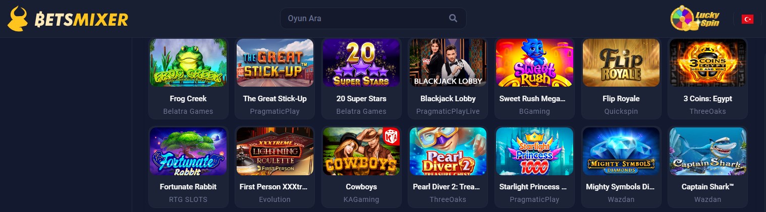 Betsmixer Güncel Giriş