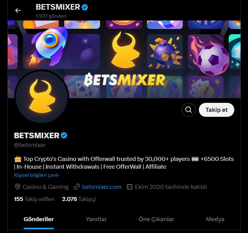 Betsmixer Twitter